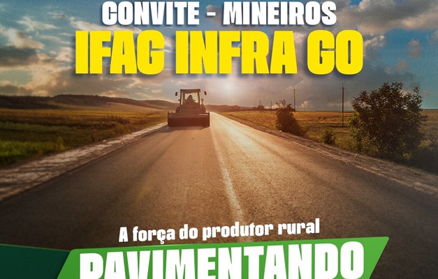 Ifag assina contrato para pavimentação da GO-461 em Mineiros