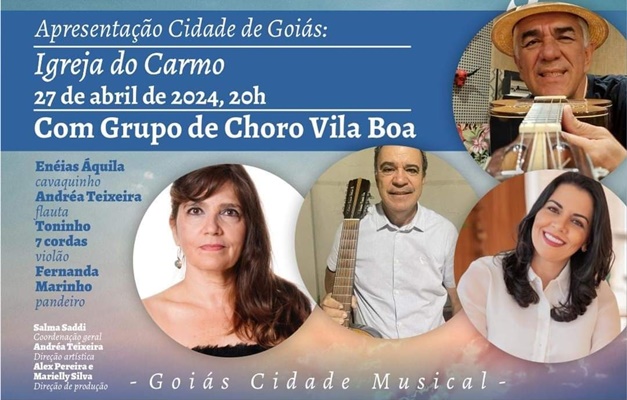 Igreja do Carmo recebe concerto da Série Música e Fé na cidade de Goiás