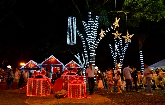 Iluminação de Natal começa a ser montada em Goiânia