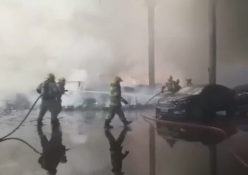 Incêndio na garagem do Palácio do Planalto danifica carros oficiais; assista