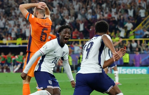 Inglaterra vira sobre a Holanda nos acréscimos e encara Espanha na final da Eurocopa