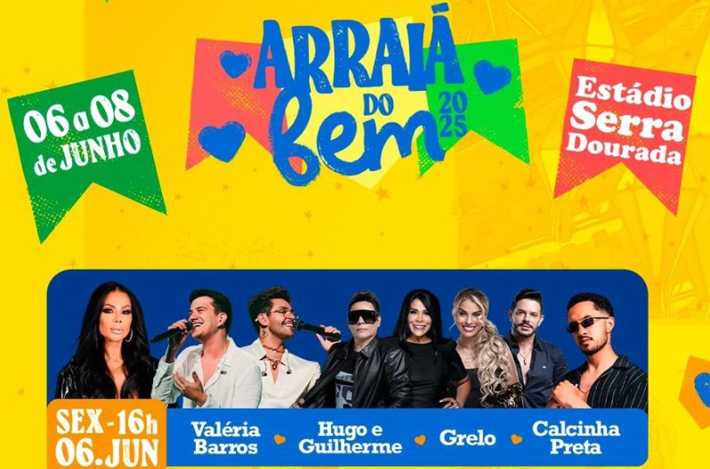 Ingressos para curtir o Arraiá do Bem 2025 podem ser retirados pelo site