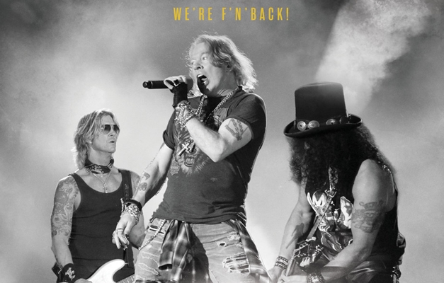 Ingressos para show do Guns N’ Roses em Goiânia já estão à venda