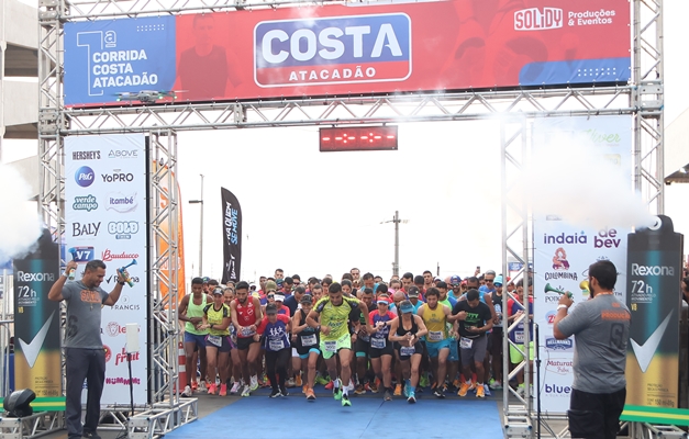 Inscritos receberão kit exclusivo para a Corrida Costa Atacadão em Goiânia