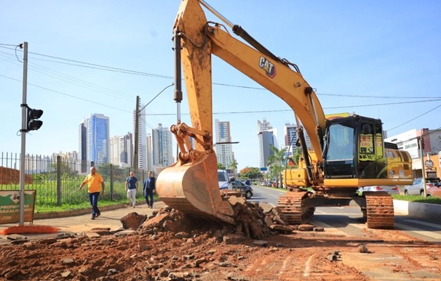 Interdições para drenagem e pavimentação chega ao Jardim Goiás em Goiânia