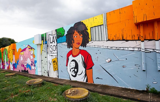 Intervenções artísticas em Goiânia dão cor e contribuem com o bem-estar 