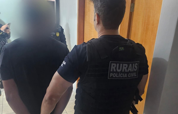 Investigado por estupro, roubo e cárcere privado é preso em Nerópolis