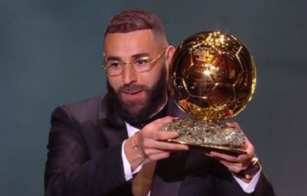 Bola de Ouro 2022: Benzema é melhor jogador do mundo