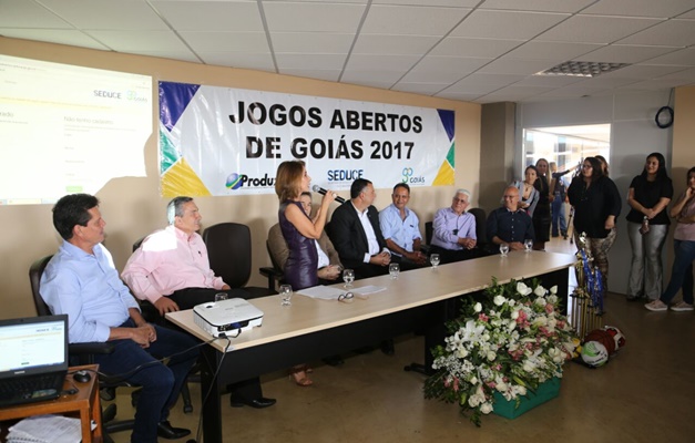 Jogos Abertos de Goiás 2017 são lançados em Goiânia 