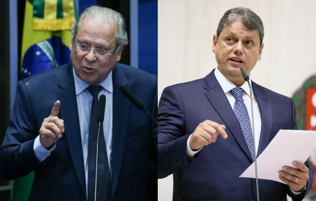 José Dirceu diz que Tarcísio 'é uma ficção' e 'não tem força nenhuma' sem Bolsonaro