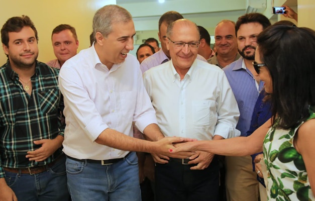 José Eliton e Alckmin participam do encerramento da Tecnoshow, em Rio Verde 