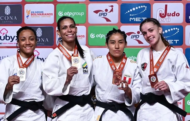 Judocas brasileiras levam 4 medalhas no 1º dia do Grand Prix de Lima