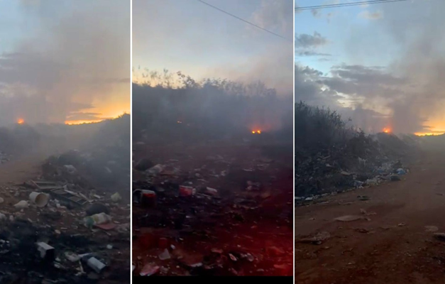 Justiça dá 48 horas para que Piracanjuba contenha focos de incêndio em lixão