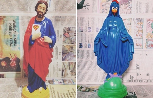 Justiça proíbe venda de esculturas de santos católicos inspirados na cultura pop