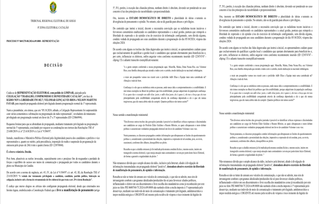 Justiça suspende programação de rádio por privilegiar candidatos em Catalão