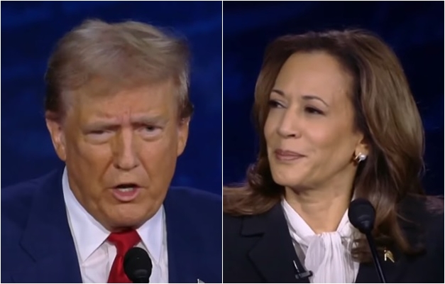 Kamala Harris põe Trump na defensiva e esconde herança de Biden em debate