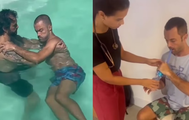 Kayky Brito compartilha registros da fisioterapia e agradece fãs: 'Luta diária'