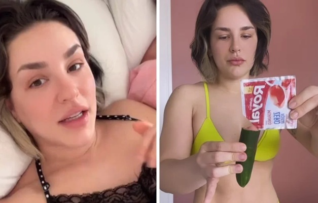Kéfera é criticada após indicar pepino com gelatina em pó para evitar compulsão alimentar