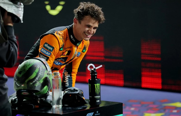 Lando Norris conquista 3ª pole seguida em Las Vegas; Bortoleto larga em 18º