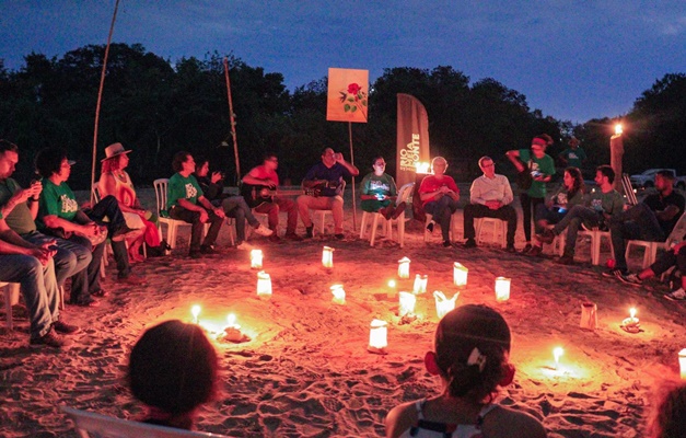 Luau à beira do Meia Ponte reforça luta pela recuperação do rio em Goiânia