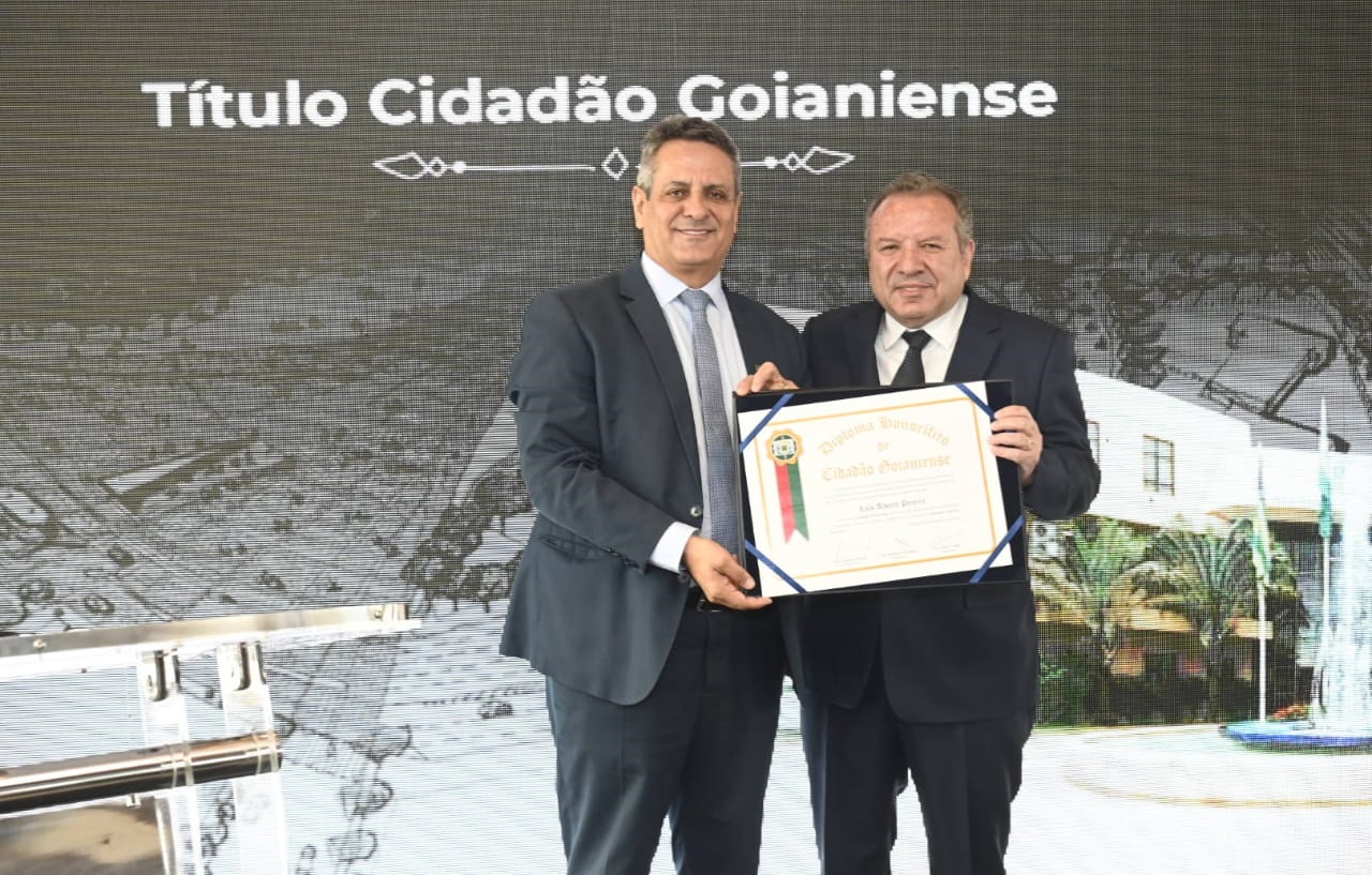 Luís Alberto Pereira recebe título de Cidadão Goianiense 