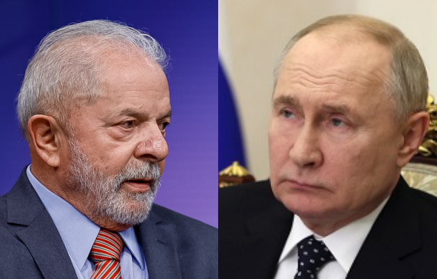 Lula conversa com Putin e reafirma participação por videoconferência na cúpula do Brics