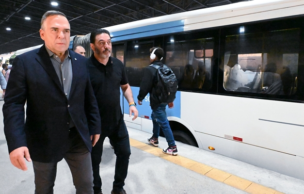 Mabel acompanha sistema de metronização no transporte coletivo de Goiânia
