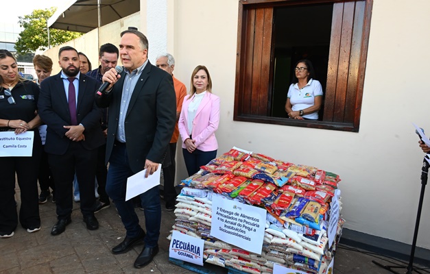 Mabel entrega mais de 20 toneladas de alimentos a instituições sociais 