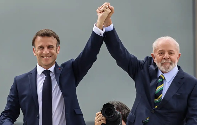 Macron diz que França e Brasil estão do mesmo lado sobre guerra na Ucrânia
