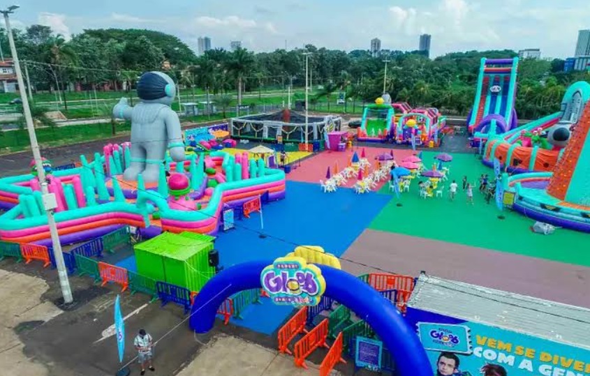 Maior parque de infláveis do Brasil chega a Aparecida de Goiânia