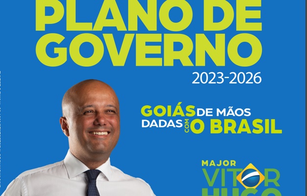 Major Vitor Hugo lança plano de governo nesta segunda 22/8 em Goiânia