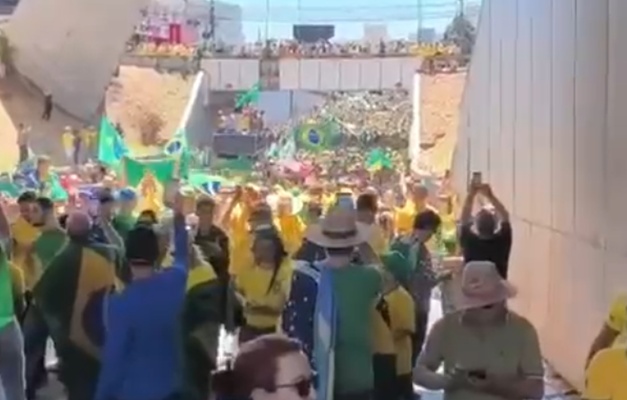 Manifestação em Goiânia pede anistia e critica governo federal e STF