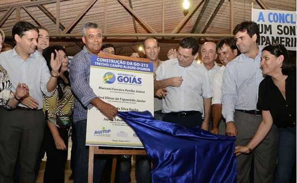 Marconi entrega R$ 40 milhões em obras de infraestrutura no Sudoeste Goiano