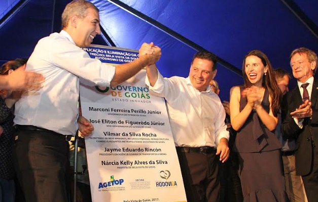 Marconi inaugura duplicação da GO-020 entre Goiânia e Bela Vista de Goiás