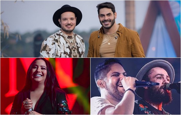 Mari Fernandez e Jorge e Mateus são atrações do show de Israel e Rodolffo