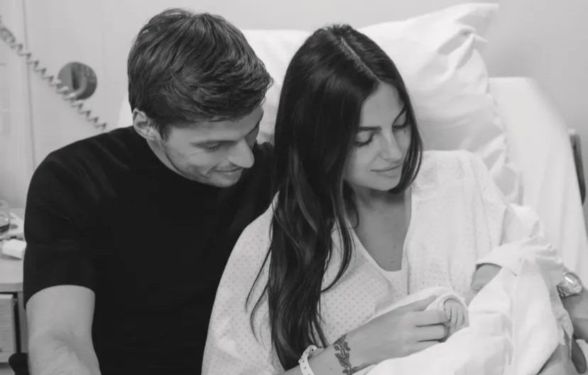 Max Verstappen e Kelly Piquet anunciam nascimento da filha Lily