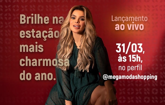 Mega Moda faz desfile de lançamento da coleção Outono/Inverno com Thays Jubé