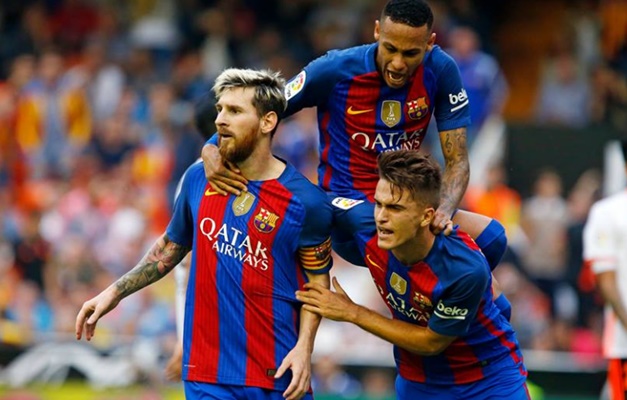 Messi marca nos acréscimos, Barça bate Valência e assume a ponta provisória