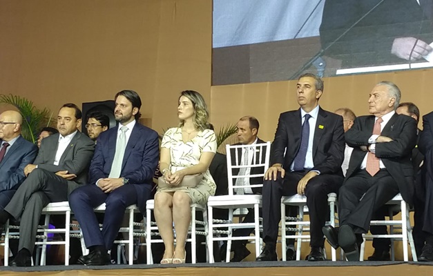 Michel Temer participa da inauguração de hospital em Aparecida de Goiânia
