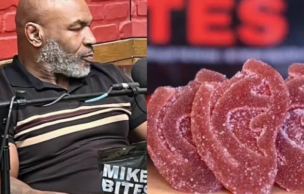 Mike Tyson e Holyfield lançam petisco de cannabis em formato de orelha