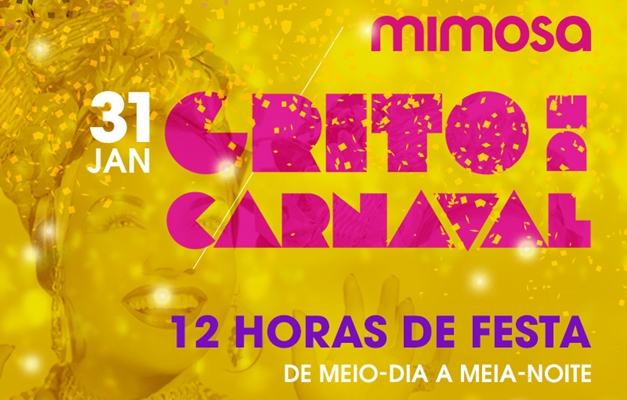 Mimosa Grito de Carnaval promete agitar Goiânia neste sábado (31/1)