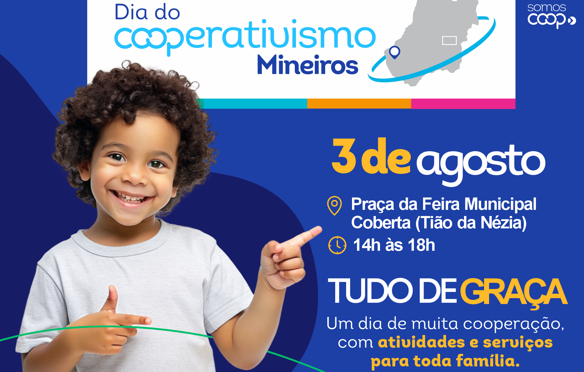 Mineiros recebe 2ª edição do Dia do Cooperativismo com serviços gratuitos
