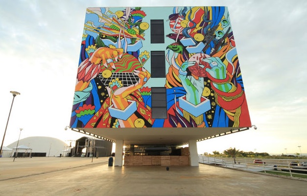 Mural do Bicicleta Sem Freio é eleito um dos melhores do Brasil