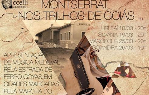 Música medieval será apresentada nos trilhos da Estrada de Ferro de Goiás