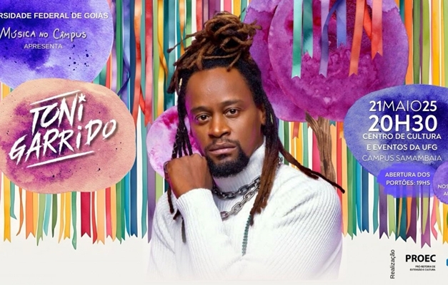 Música no Câmpus inicia temporada 2025 com Toni Garrido em Goiânia