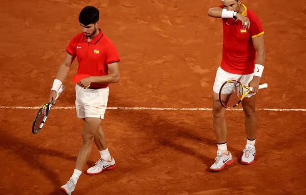 Nadal e Alcaraz são eliminados nas duplas do tênis nos Jogos de Paris