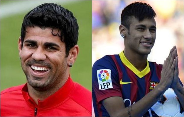 Neymar e Diego Costa concorrem à seleção ideal da Fifa