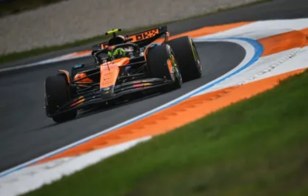 Norris lidera 1º treino do GP da Holanda na volta das férias da F-1
