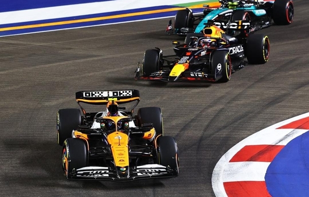 Norris vence o GP de Cingapura de ponta a ponta e diminui vantagem de Verstappen na F-1