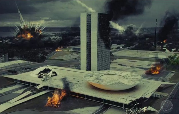 Nova novela da Record TV estreia mostrando Brasília em chamas